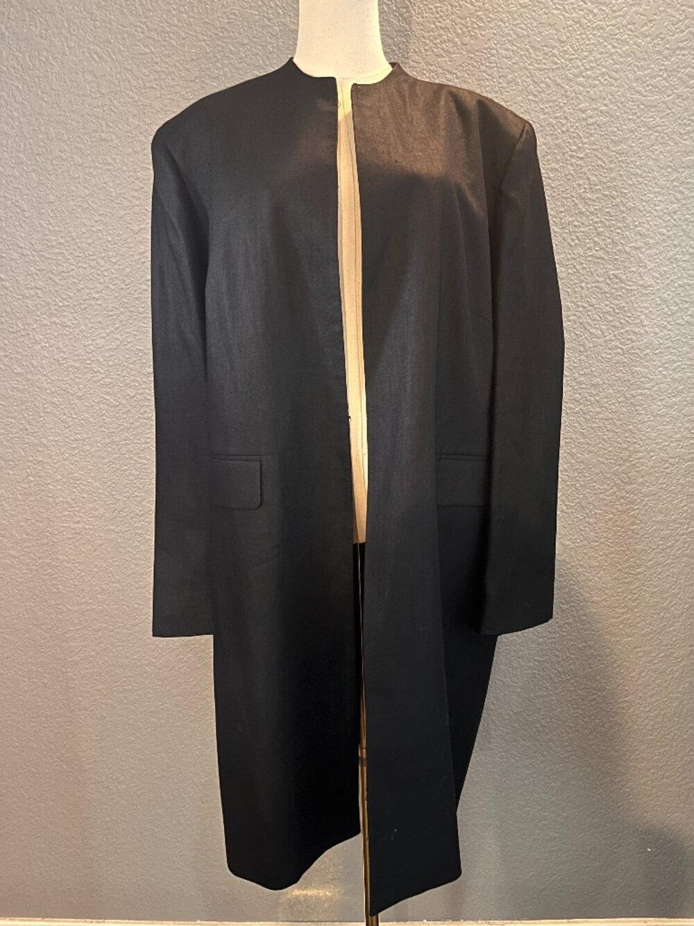 LAUREN RALPH LAUREN 100% LINEN COAT TOPPER JACKET - COCKTAIL FORMAL -EUC - 20W
